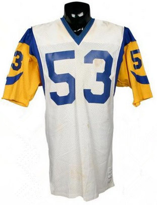 Men's Los Angeles Rams #53 Jim Youngblood 1980s White With Full Name Stitched Jersey4 Men's Los Angeles Rams #53 Jim Youngblood 1980s White With Full Name Stitched Jersey4